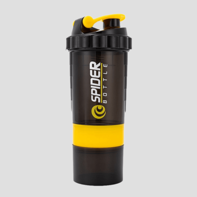 Shaker Spider Bottle 550ml Jaune