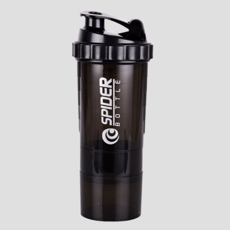 Shaker Spider Bottle 550ml Noir