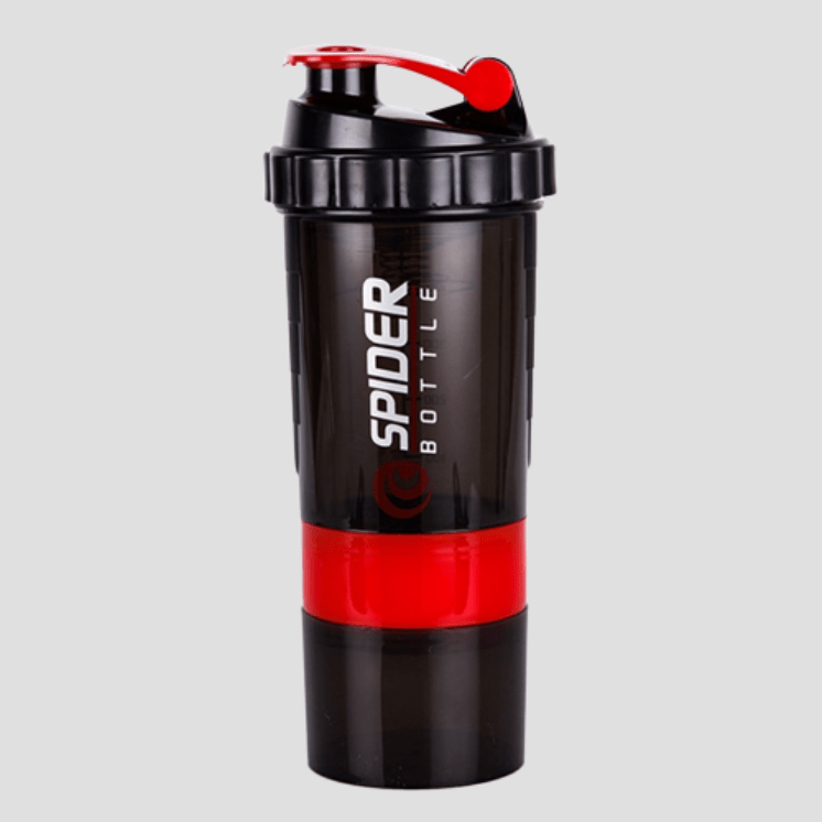 Shaker Spider Bottle 550ml Rouge