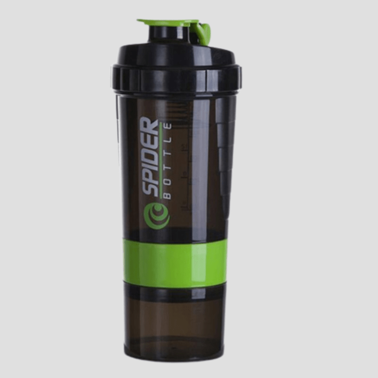 Shaker Spider Bottle 550ml Vert