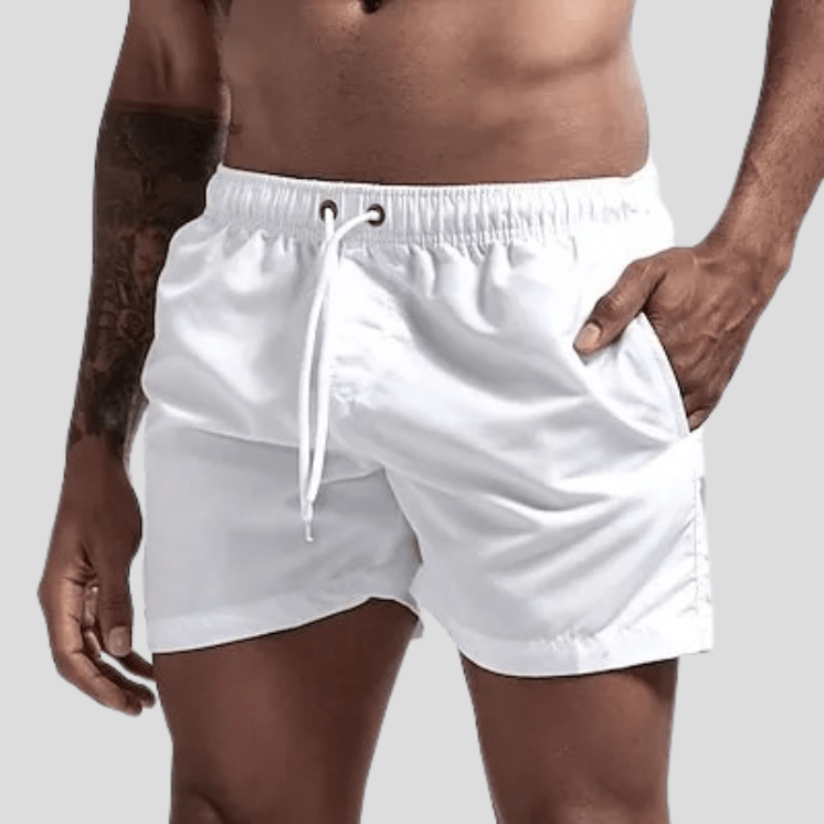 Short De Bain Homme Blanc / S