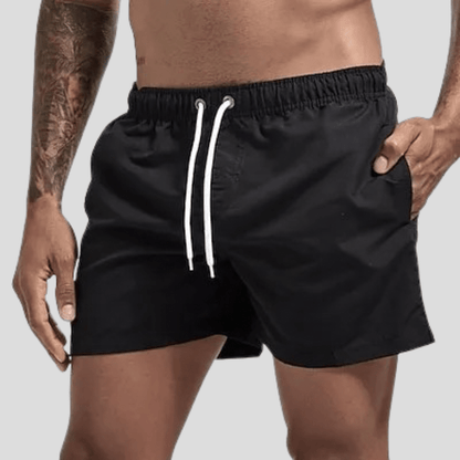 Short De Bain Homme Noir / S