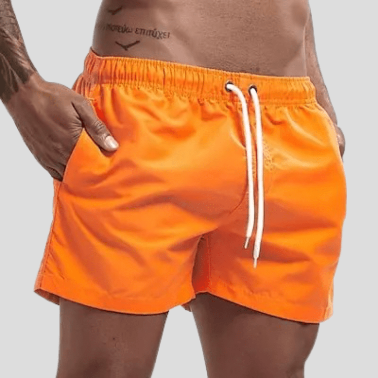 Short De Bain Homme Orange / S