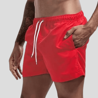 Short De Bain Homme Rouge / S