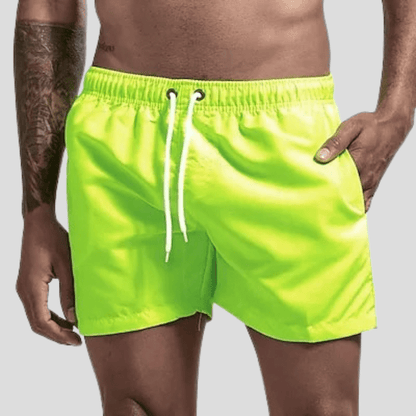 Short De Bain Homme Vert / S