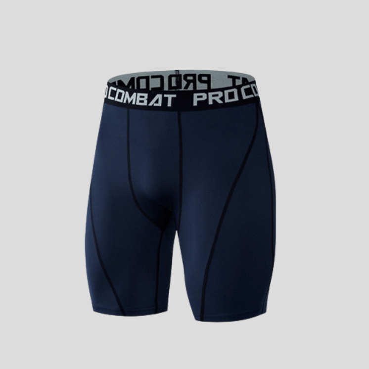 Short De Compression Pro Combat Bleu / S