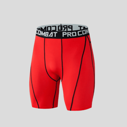 Short De Compression Pro Combat Rouge / S