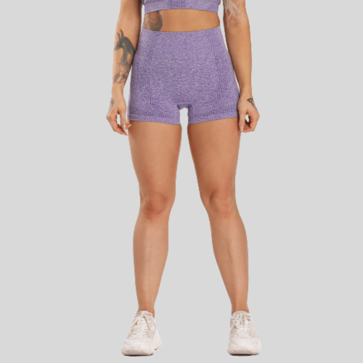 Short Femme Gym Violet / S