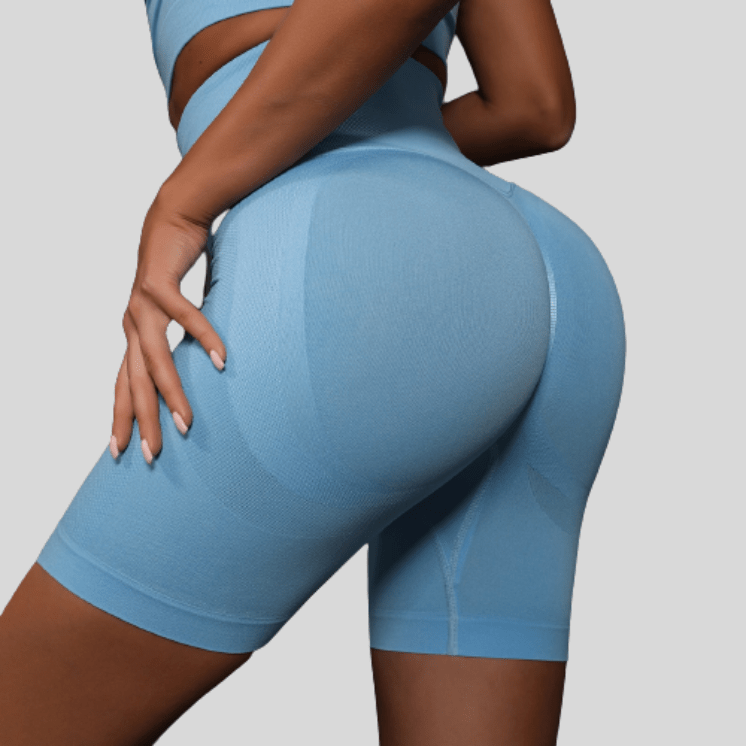 Short Femme Legging Bleu / S