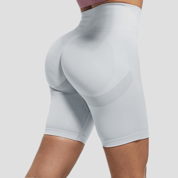 Short Femme Legging Sport Gris Clair / S