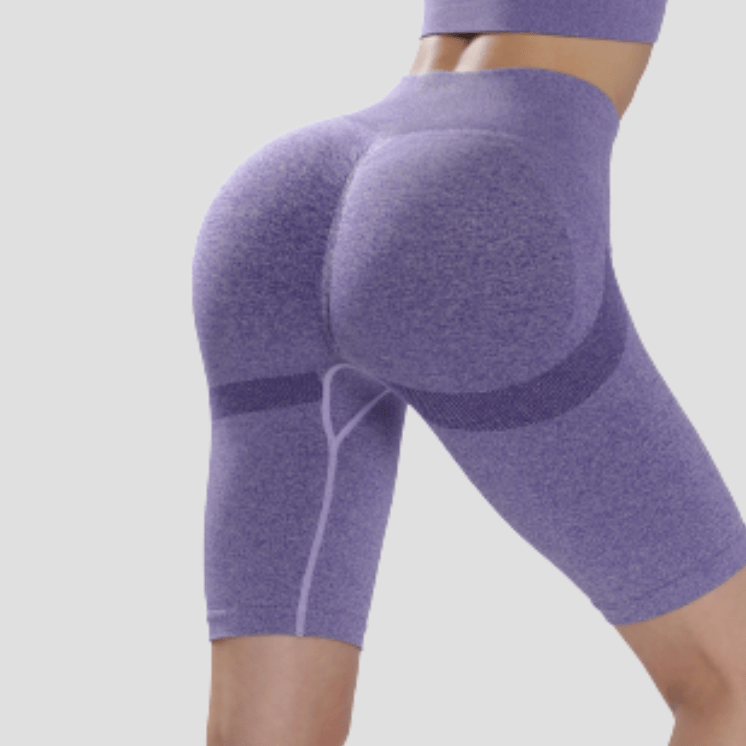 Short Femme Legging Sport Violet / S