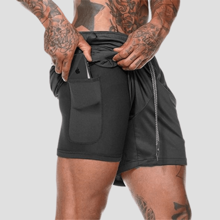 Short Running Sport Noir / M