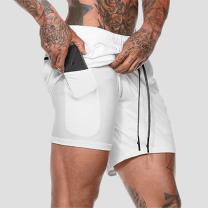 Short Sport Homme Blanc / M