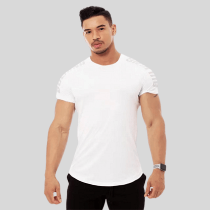 T-Shirt à Compression Blanc / M