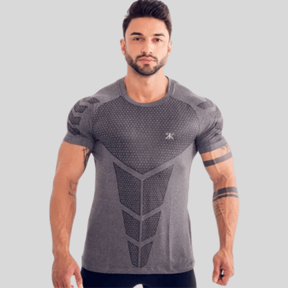 T-Shirt à Compression Gris / M