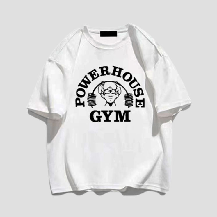 T-Shirt de sport Oversize Power House Gym Blanc / S