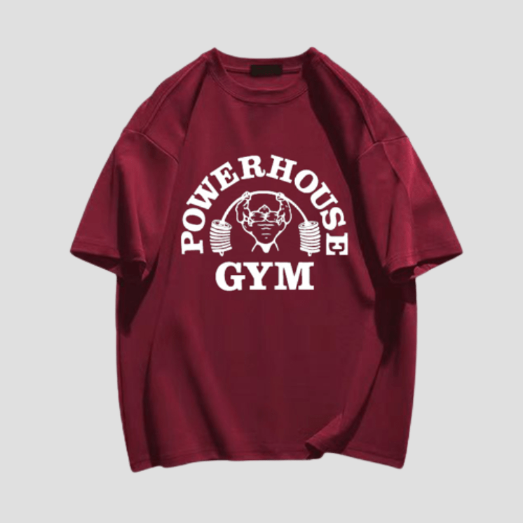 T-Shirt de sport Oversize Power House Gym Bordeaux / S