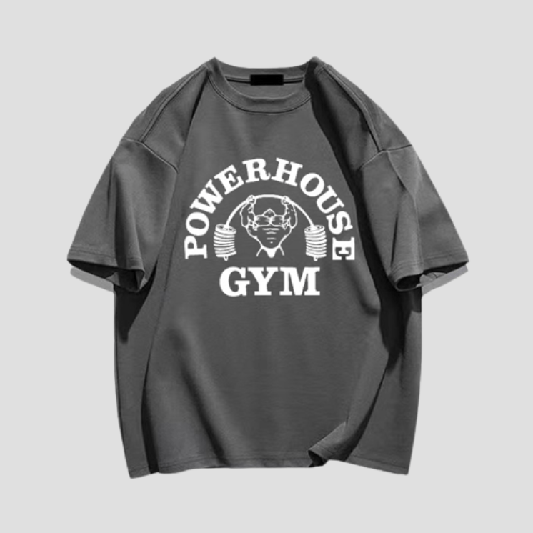 T-Shirt de sport Oversize Power House Gym Gris Foncé / S