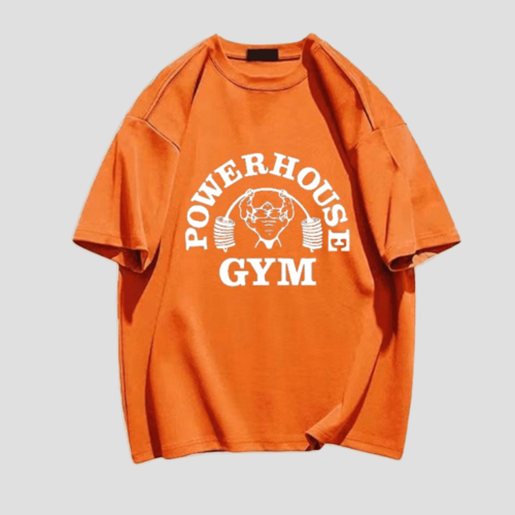 T-Shirt de sport Oversize Power House Gym Orange / S