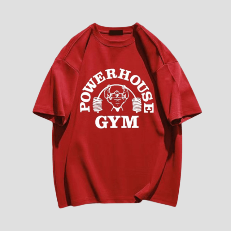 T-Shirt de sport Oversize Power House Gym Rouge / S