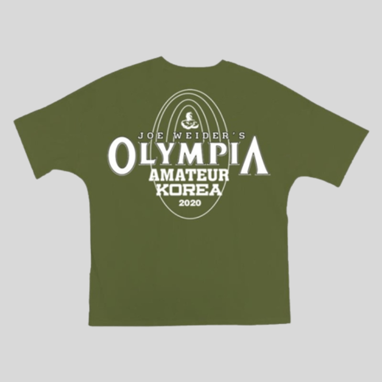 T-shirt Olympia Korea Vert / M