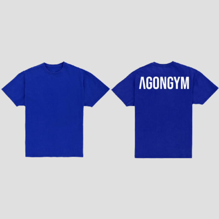 T-Shirt Oversize AGONGYM Bleu / M