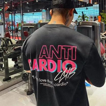 T-Shirt Sport ANTI CARDIO Oversized