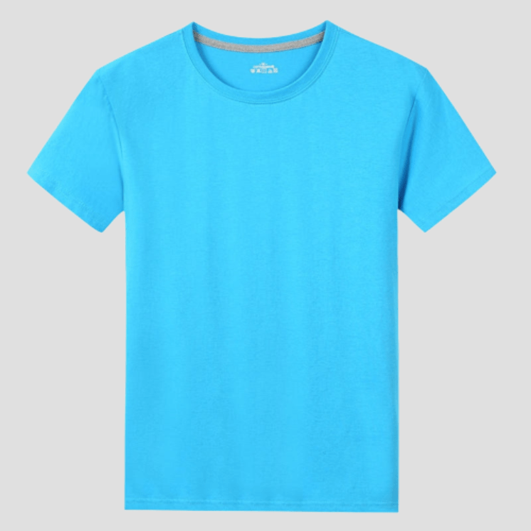 T-Shirt Sport Cotton Bleu / M