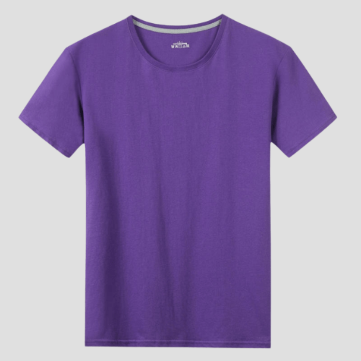 T-Shirt Sport Cotton Violet / M