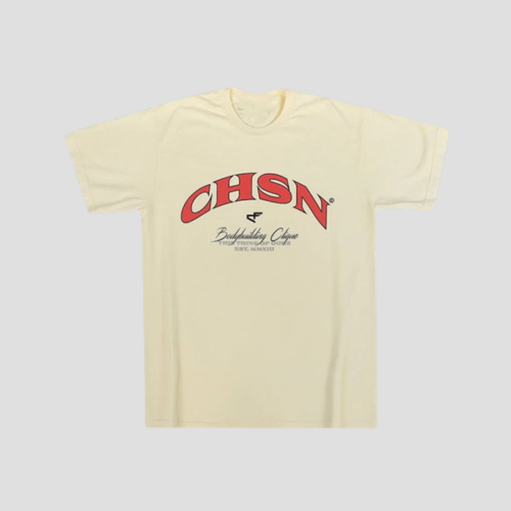 T-Shirt sport Gym Oversize CHSN Beige / M