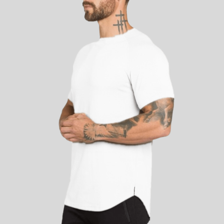 T-Shirt Uni Sport Blanc / M