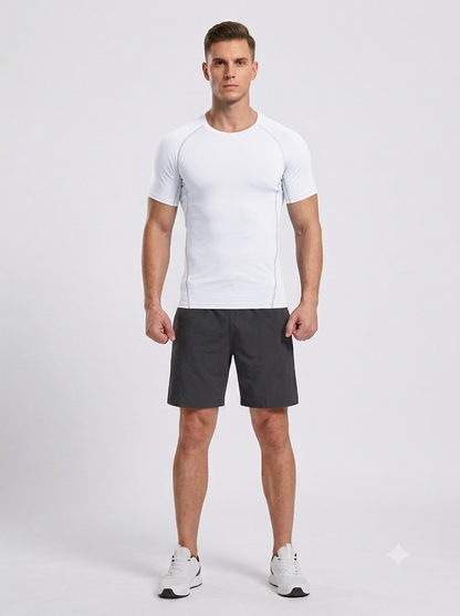 tee shirt compression blanc 1