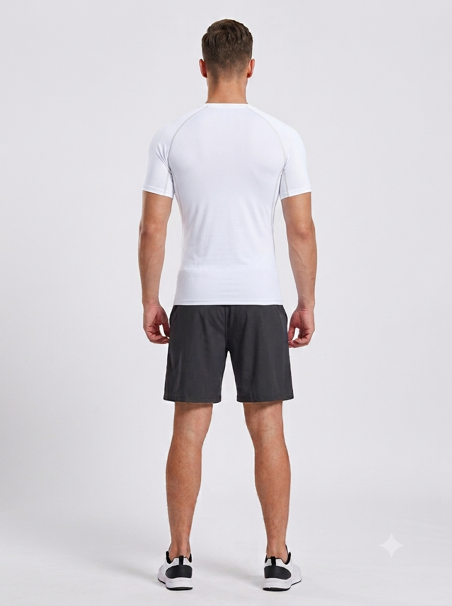 tee shirt compression blanc 3