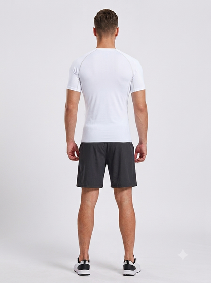 tee shirt compression blanc 3