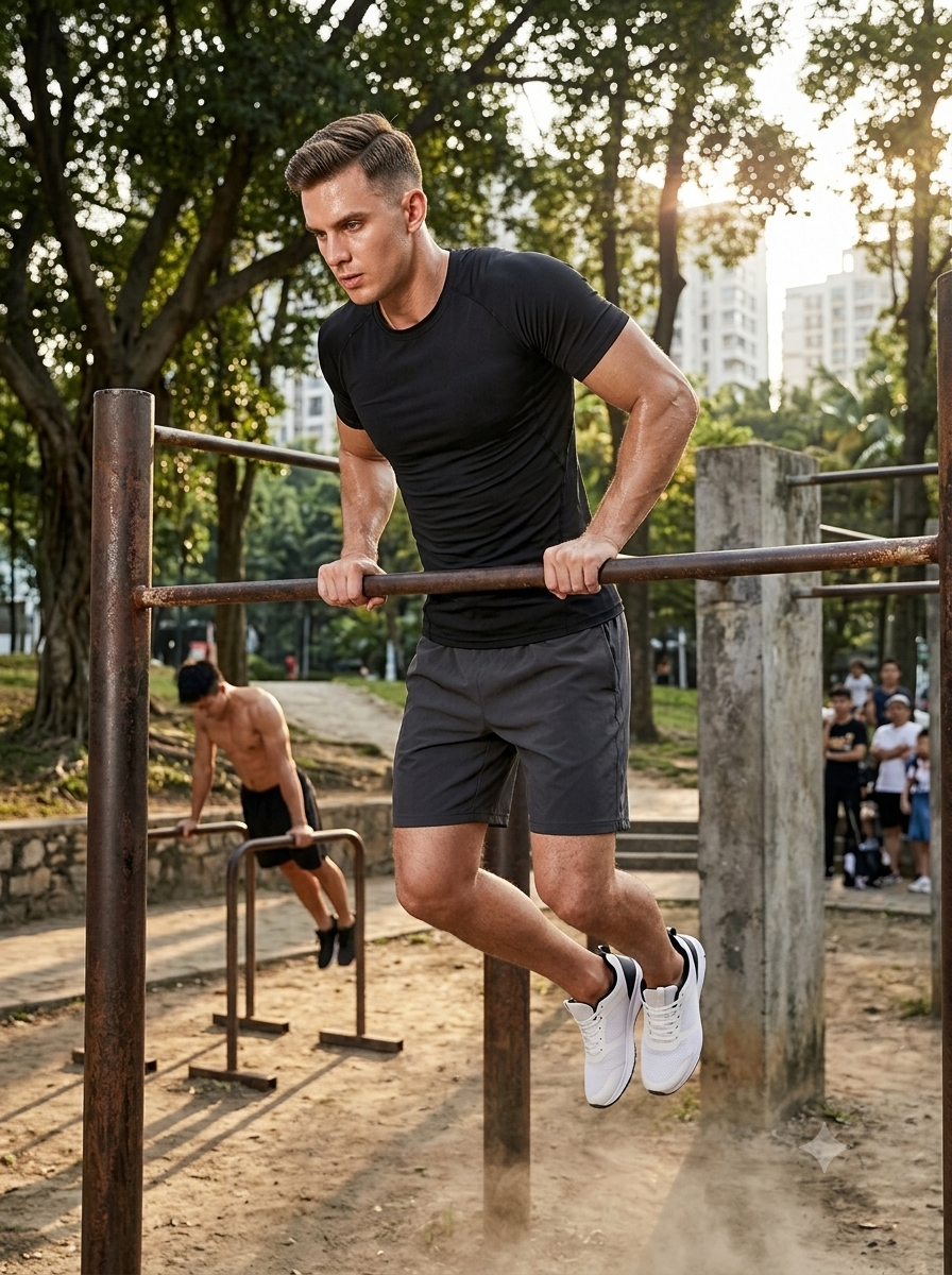 tee shirt compression dips