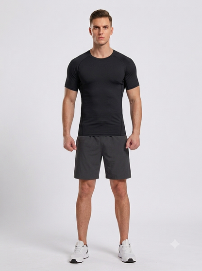 tee shirt compression noir