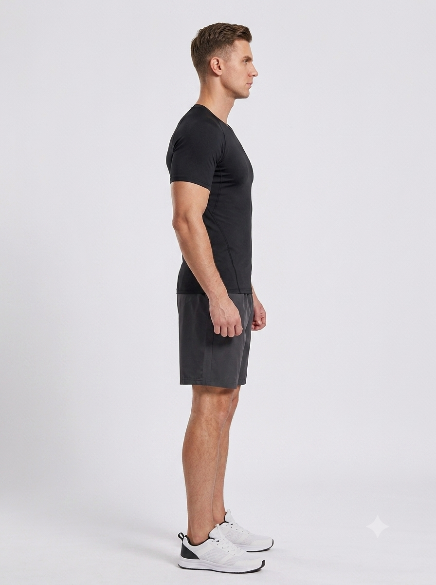 tee shirt compression noir 2