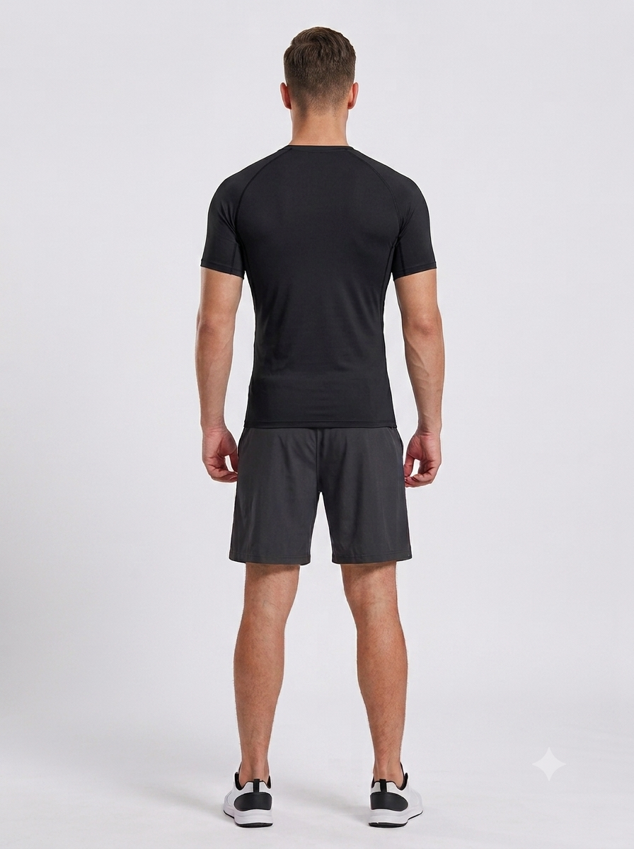 tee shirt compression noir 3