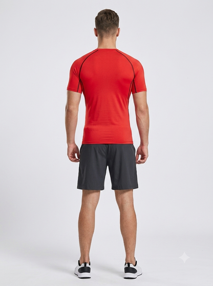 tee shirt compression rouge 3